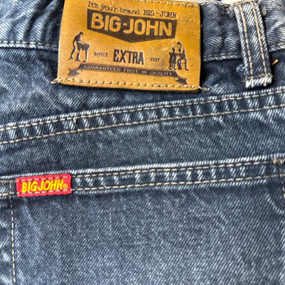 Big John Japan Vintage Denim Cutoff Shorts, Raw Hem High Rise, Rare, Women's 32 - Picture 3 of 4